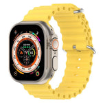 سوار ساعة سيليكون بتصميم المحيط من xDfind، لساعات Apple Watch بمقاسات 46مم / 49مم / 45مم / 44مم، لساعات Apple Watch بمقاسات 42مم / 41مم / 40مم / 38مم