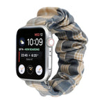 JK Uniform Style Cloth + Stainless Steel Watch Wrist Strap, For Apple Watch Series 7 45mm / 6 & SE & 5 & 4 44mm / 3 & 2 & 1 42mm, For Apple Watch Series 7 41mm / 6 & SE & 5 & 4 40mm / 3 & 2 & 1 38mm