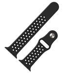 سوار ساعة رياضي من السيليكون بلونين من xDfind، لساعات Apple Watch بمقاسات 46مم / 49مم / 45مم / 44مم، لساعات Apple Watch بمقاسات 42مم / 41مم / 40مم / 38مم
