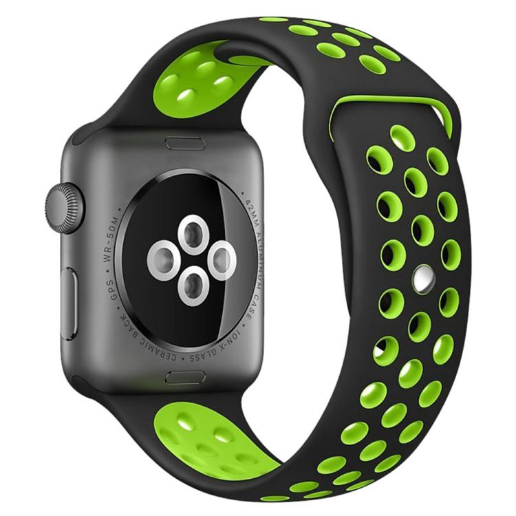سوار ساعة رياضي من السيليكون بلونين من xDfind، لساعات Apple Watch بمقاسات 46مم / 49مم / 45مم / 44مم، لساعات Apple Watch بمقاسات 42مم / 41مم / 40مم / 38مم