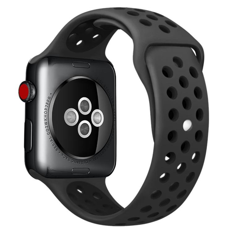 سوار ساعة رياضي من السيليكون بلونين من xDfind، لساعات Apple Watch بمقاسات 46مم / 49مم / 45مم / 44مم، لساعات Apple Watch بمقاسات 42مم / 41مم / 40مم / 38مم