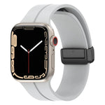 سوار ساعة سيليكون بمشبك مغناطيسي بلون موحد من xDfind، لساعات Apple Watch بمقاسات 46مم / 49مم / 45مم / 44مم، لساعات Apple Watch بمقاسات 42مم / 41مم / 40مم / 38مم