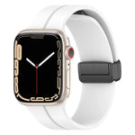 سوار ساعة سيليكون بمشبك مغناطيسي بلون موحد من xDfind، لساعات Apple Watch بمقاسات 46مم / 49مم / 45مم / 44مم، لساعات Apple Watch بمقاسات 42مم / 41مم / 40مم / 38مم