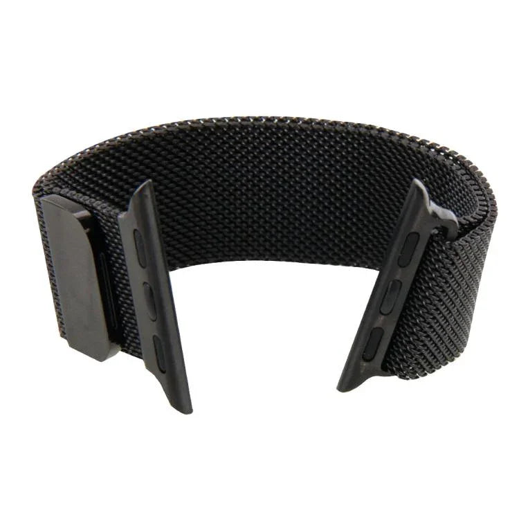 سوار ساعة معدني مغناطيسي بحلقة ميلانيزية من xDfind، لساعات Apple Watch بمقاسات 46مم / 49مم / 45مم / 44مم، لساعات Apple Watch بمقاسات 42مم / 41مم / 40مم / 38مم
