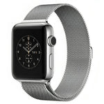 سوار ساعة معدني مغناطيسي بحلقة ميلانيزية من xDfind، لساعات Apple Watch بمقاسات 46مم / 49مم / 45مم / 44مم، لساعات Apple Watch بمقاسات 42مم / 41مم / 40مم / 38مم