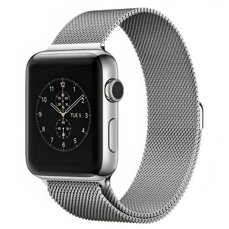 سوار ساعة معدني مغناطيسي بحلقة ميلانيزية من xDfind، لساعات Apple Watch بمقاسات 46مم / 49مم / 45مم / 44مم، لساعات Apple Watch بمقاسات 42مم / 41مم / 40مم / 38مم