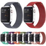 سوار ساعة معدني مغناطيسي بحلقة ميلانيزية من xDfind، لساعات Apple Watch بمقاسات 46مم / 49مم / 45مم / 44مم، لساعات Apple Watch بمقاسات 42مم / 41مم / 40مم / 38مم