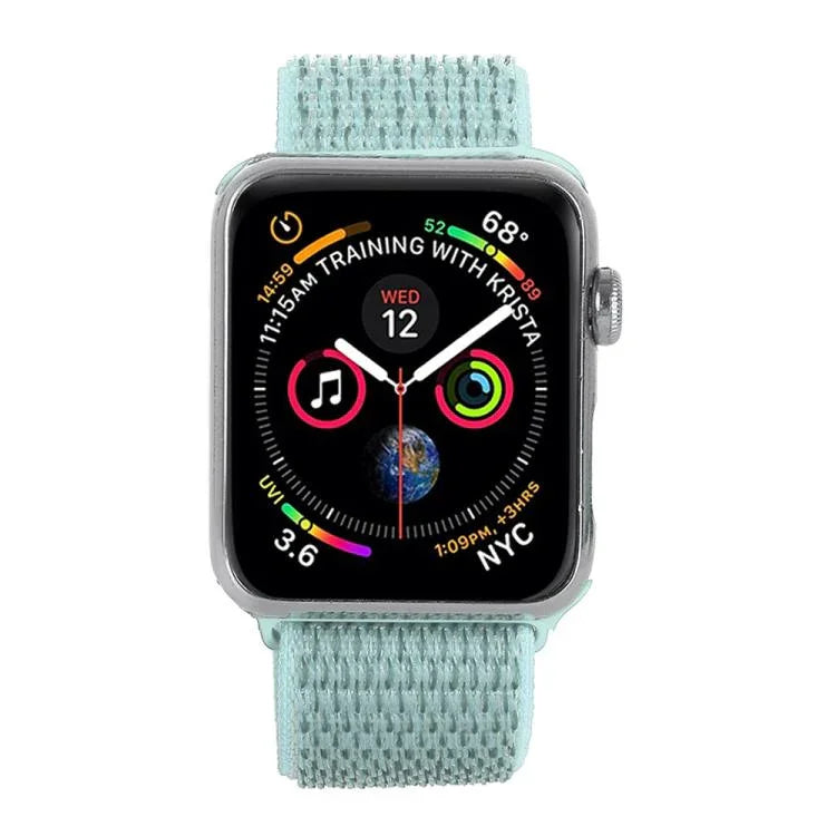 سوار ساعة من النايلون بحلقة وخطاف من xDfind، لساعات Apple Watch بمقاسات 42مم / 41مم / 40مم / 38مم