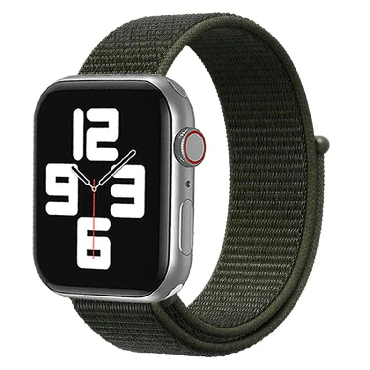 سوار ساعة من النايلون بحلقة وخطاف من xDfind، لساعات Apple Watch بمقاسات 42مم / 41مم / 40مم / 38مم