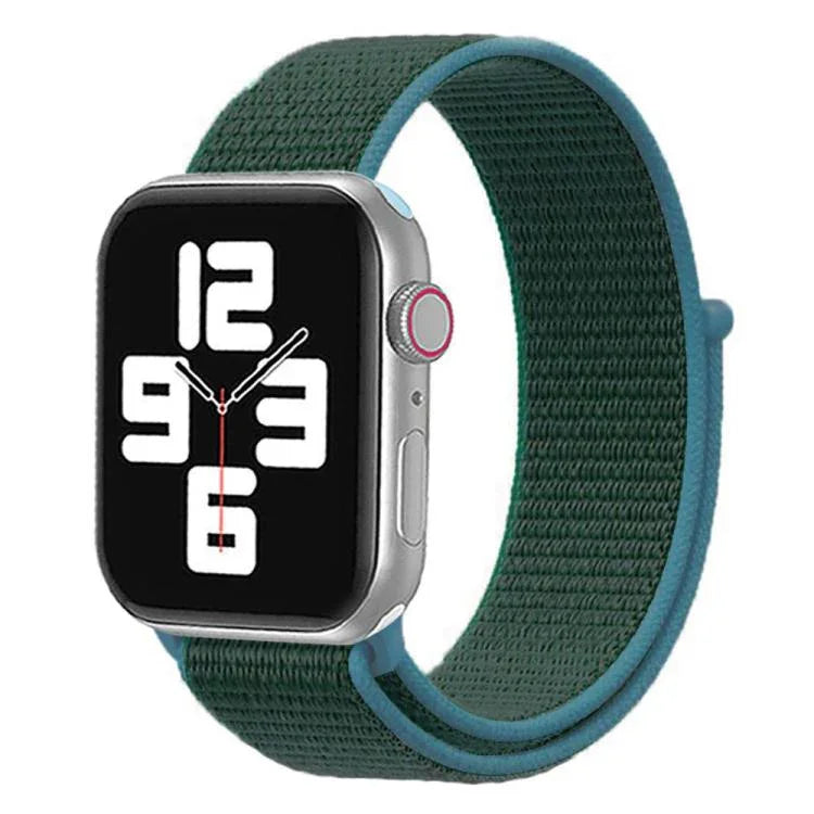 سوار ساعة من النايلون بحلقة وخطاف من xDfind، لساعات Apple Watch بمقاسات 42مم / 41مم / 40مم / 38مم