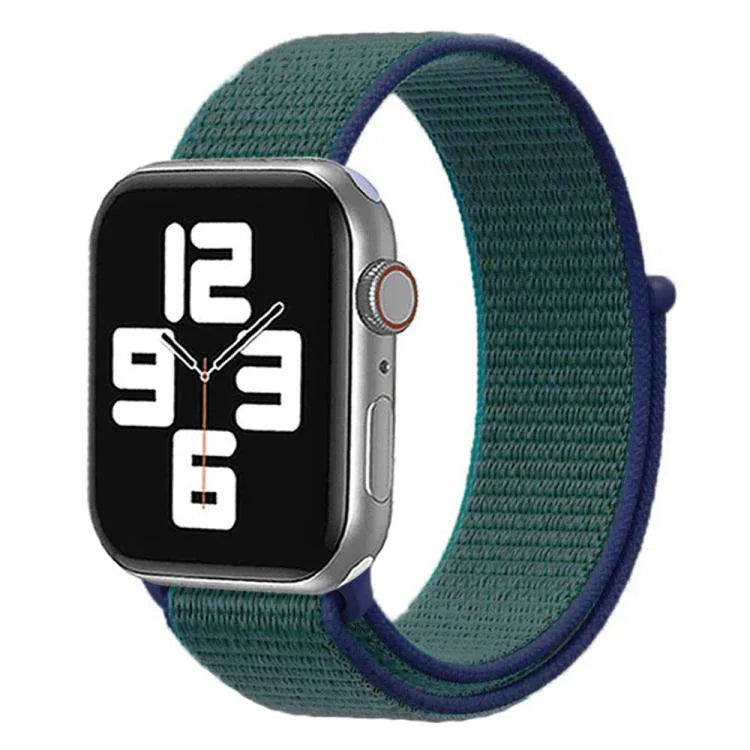 سوار ساعة من النايلون بحلقة وخطاف من xDfind، لساعات Apple Watch بمقاسات 42مم / 41مم / 40مم / 38مم