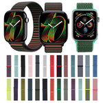 سوار ساعة من النايلون بحلقة وخطاف من xDfind، لساعات Apple Watch بمقاسات 42مم / 41مم / 40مم / 38مم