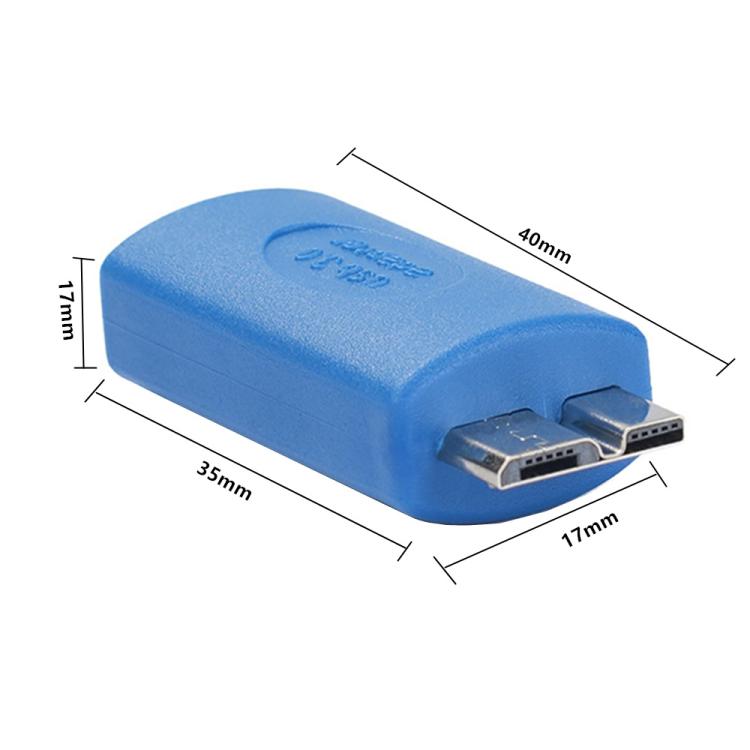 USB3.0 Mobile Hard Drive Computer Adapter, Type-C Female to Micro USB Male