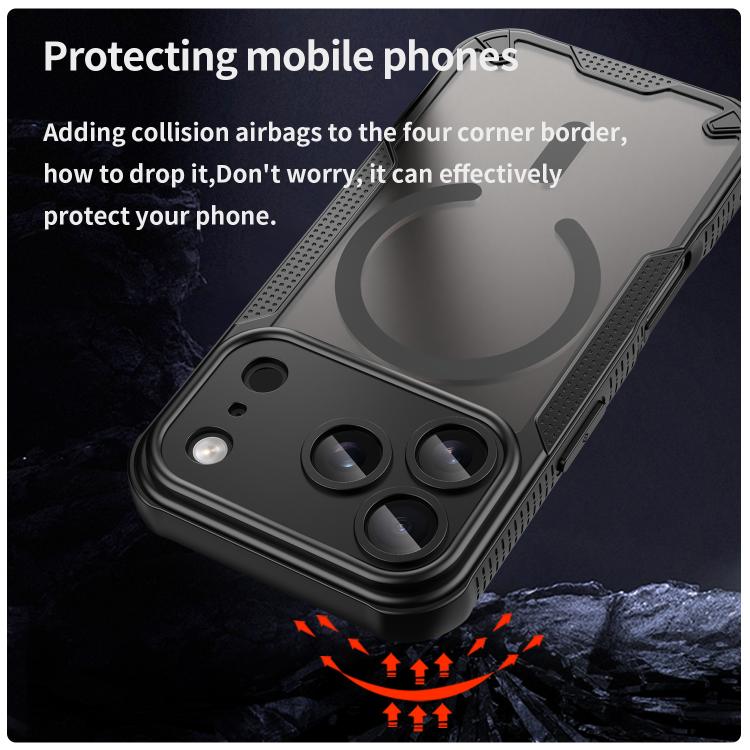 غطاء هاتف مغناطيسي Armor Glaze MagSafe، لهواتف iPhone 17 Pro Max، iPhone 17 Pro، iPhone 17، iPhone Air
