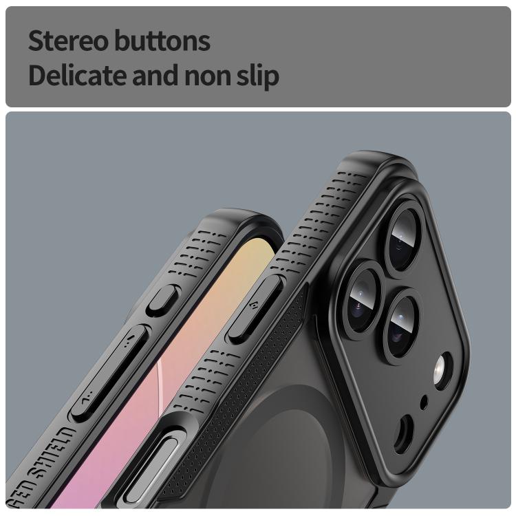 غطاء هاتف مغناطيسي Armor Glaze MagSafe، لهواتف iPhone 17 Pro Max، iPhone 17 Pro، iPhone 17، iPhone Air