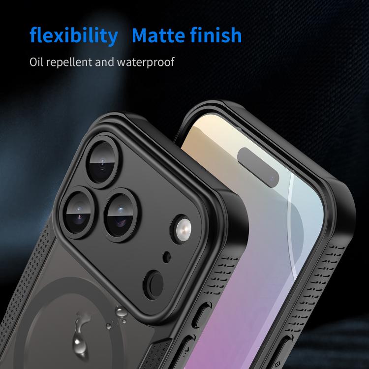 غطاء هاتف مغناطيسي Armor Glaze MagSafe، لهواتف iPhone 17 Pro Max، iPhone 17 Pro، iPhone 17، iPhone Air