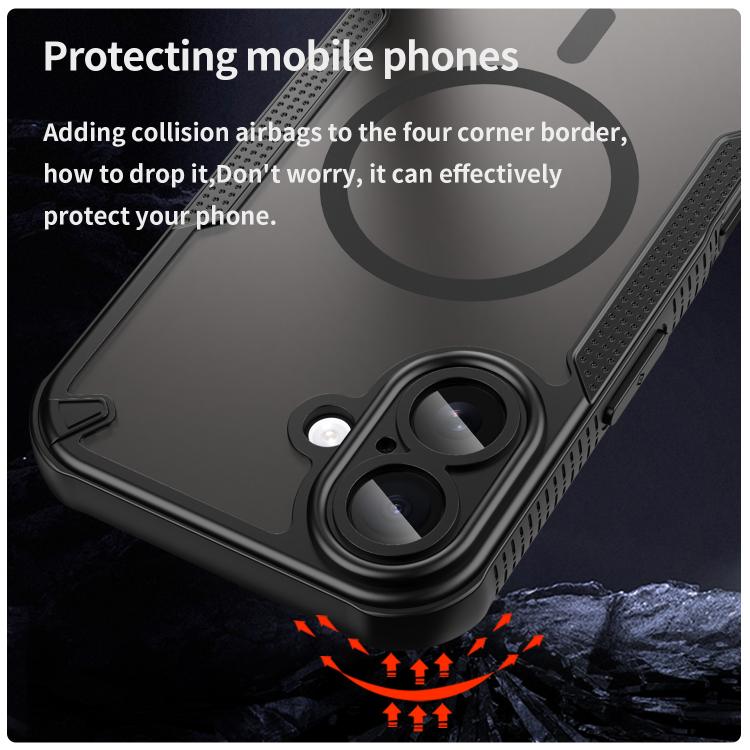 غطاء هاتف مغناطيسي Armor Glaze MagSafe، لهواتف iPhone 17 Pro Max، iPhone 17 Pro، iPhone 17، iPhone Air