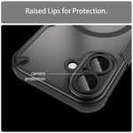 غطاء هاتف مغناطيسي Armor Glaze MagSafe، لهواتف iPhone 17 Pro Max، iPhone 17 Pro، iPhone 17، iPhone Air