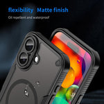غطاء هاتف مغناطيسي Armor Glaze MagSafe، لهواتف iPhone 17 Pro Max، iPhone 17 Pro، iPhone 17، iPhone Air
