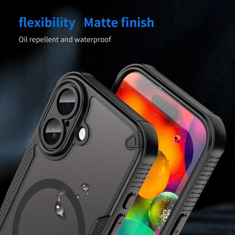 غطاء هاتف مغناطيسي Armor Glaze MagSafe، لهواتف iPhone 17 Pro Max، iPhone 17 Pro، iPhone 17، iPhone Air