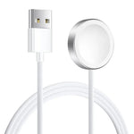 شاحن ساعة لاسلكي مغناطيسي من سبائك الألمنيوم xDfind لساعات آبل، Type-C، USB-A