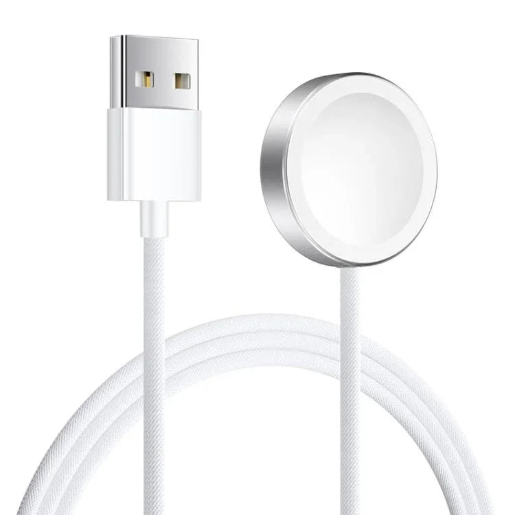 شاحن ساعة لاسلكي مغناطيسي من سبائك الألمنيوم xDfind لساعات آبل، Type-C، USB-A