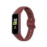 سوار ساعة من السيليكون بلون صلب xDfind، لساعات Samsung Galaxy Fit2 R220
