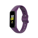 سوار ساعة من السيليكون بلون صلب xDfind، لساعات Samsung Galaxy Fit2 R220