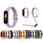 سوار ساعة من السيليكون بلون صلب xDfind، لساعات Samsung Galaxy Fit2 R220