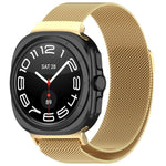 سوار ساعة من الفولاذ المقاوم للصدأ المغناطيسي ميلانيزي xDfind، لساعات Samsung Galaxy Watch Ultra 47مم / Ultra 2025