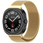 سوار ساعة من الفولاذ المقاوم للصدأ المغناطيسي ميلانيزي xDfind، لساعات Samsung Galaxy Watch Ultra 47مم / Ultra 2025