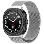 سوار ساعة من الفولاذ المقاوم للصدأ المغناطيسي ميلانيزي xDfind، لساعات Samsung Galaxy Watch Ultra 47مم / Ultra 2025
