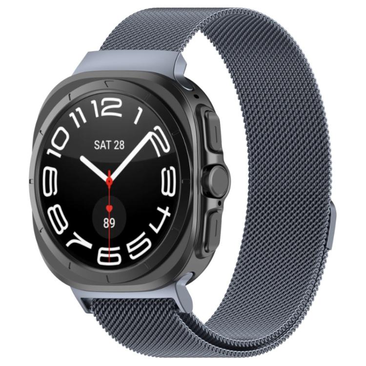 سوار ساعة من الفولاذ المقاوم للصدأ المغناطيسي ميلانيزي xDfind، لساعات Samsung Galaxy Watch Ultra 47مم / Ultra 2025