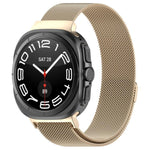 سوار ساعة من الفولاذ المقاوم للصدأ المغناطيسي ميلانيزي xDfind، لساعات Samsung Galaxy Watch Ultra 47مم / Ultra 2025