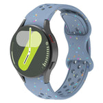 Eco-Friendly Granular Colorful Dots Silicone Watch Band, For Samsung Galaxy Watch 7 40 / 44mm
