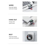 ROCK W26 شاحن لاسلكي مغناطيسي محمول لساعات Apple Watch بواجهة Type-C، W26 بواجهة Type-C