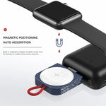 ROCK W26 شاحن لاسلكي مغناطيسي محمول لساعات Apple Watch بواجهة Type-C، W26 بواجهة Type-C