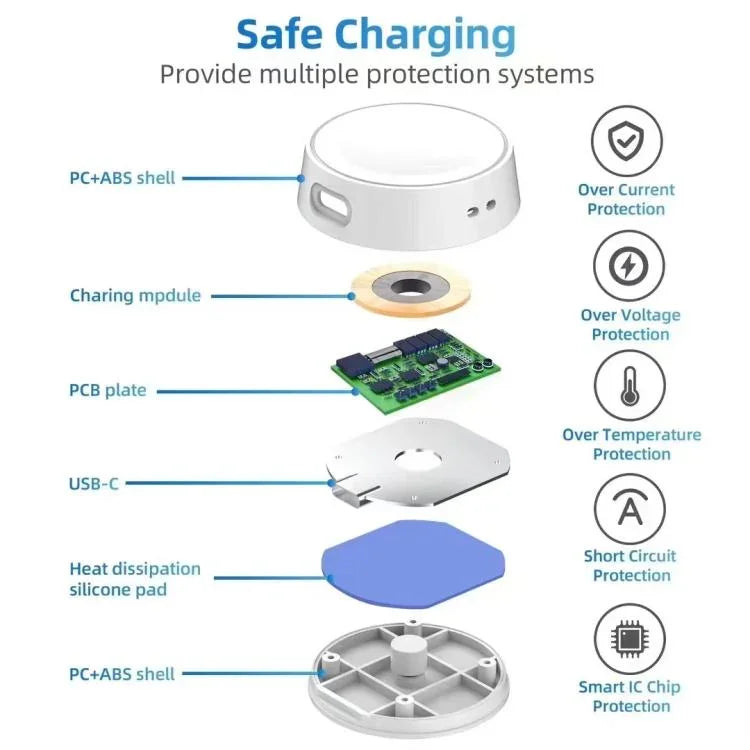 xDfind Portable Smart Watch Magnetic Wireless Charger, Length: 1m, For Samsung Galaxy Watch8/Ultra 2025/7/6/5