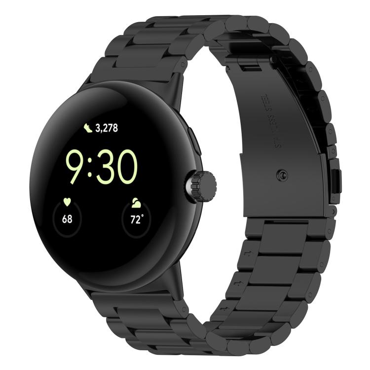 سوار ساعة معدني بإطلاق سريع بثلاث خرزات من xDfind، لساعات Google Pixel 4 / 3 مقاس 45مم، وللساعات Google Pixel 4 / 3 / 2 / 1 مقاس 41مم