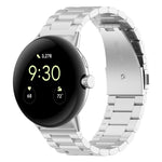 سوار ساعة معدني بإطلاق سريع بثلاث خرزات من xDfind، لساعات Google Pixel 4 / 3 مقاس 45مم، وللساعات Google Pixel 4 / 3 / 2 / 1 مقاس 41مم