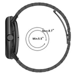سوار ساعة معدني بإطلاق سريع بثلاث خرزات من xDfind، لساعات Google Pixel 4 / 3 مقاس 45مم، وللساعات Google Pixel 4 / 3 / 2 / 1 مقاس 41مم
