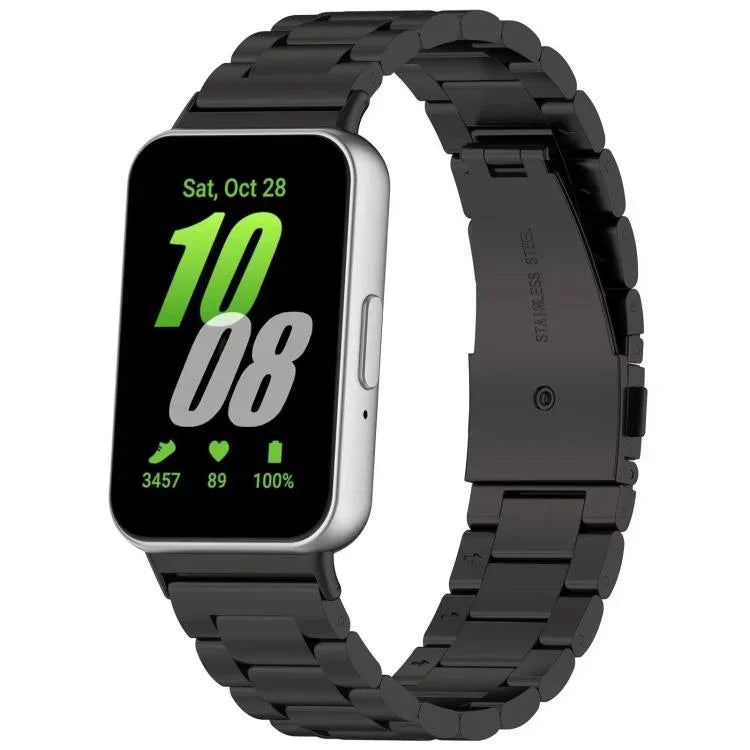 سوار ساعة معدني بثلاث خرزات xDfind، لساعات Samsung Galaxy Watch Ultra 47مم، لساعات Samsung Galaxy Watch 7 / FE / 6 / 5 / 4، لساعات Samsung Galaxy Fit3