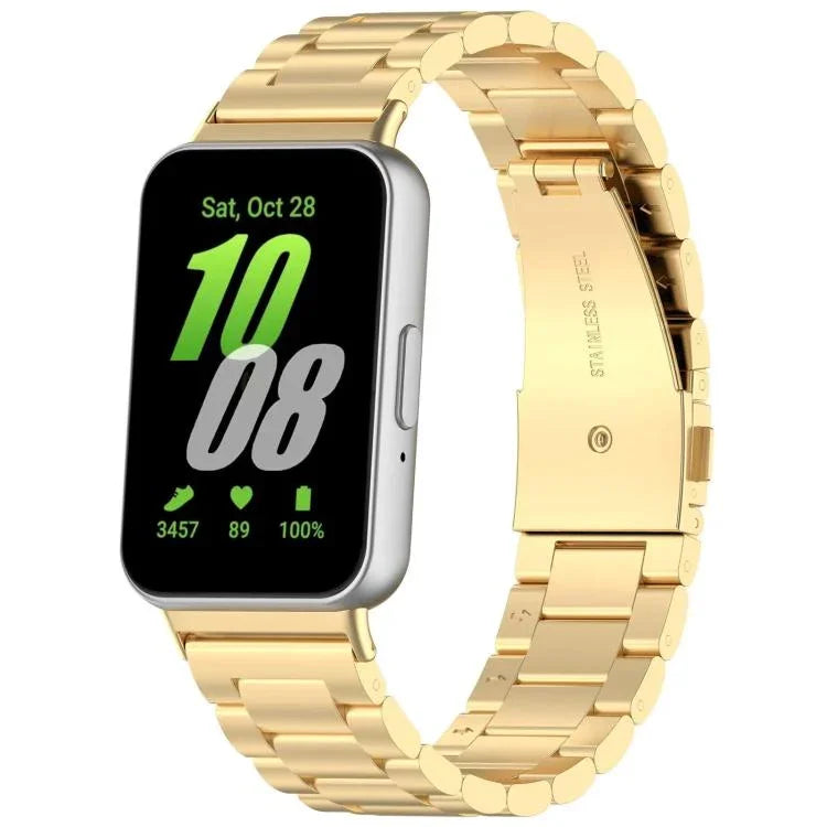 سوار ساعة معدني بثلاث خرزات xDfind، لساعات Samsung Galaxy Watch Ultra 47مم، لساعات Samsung Galaxy Watch 7 / FE / 6 / 5 / 4، لساعات Samsung Galaxy Fit3