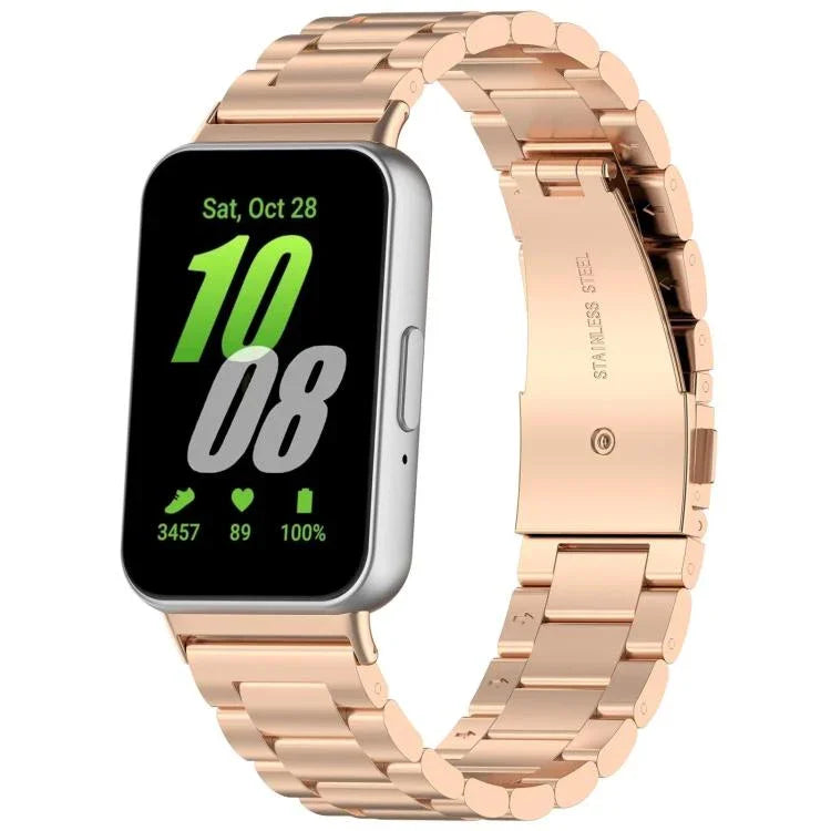 سوار ساعة معدني بثلاث خرزات xDfind، لساعات Samsung Galaxy Watch Ultra 47مم، لساعات Samsung Galaxy Watch 7 / FE / 6 / 5 / 4، لساعات Samsung Galaxy Fit3