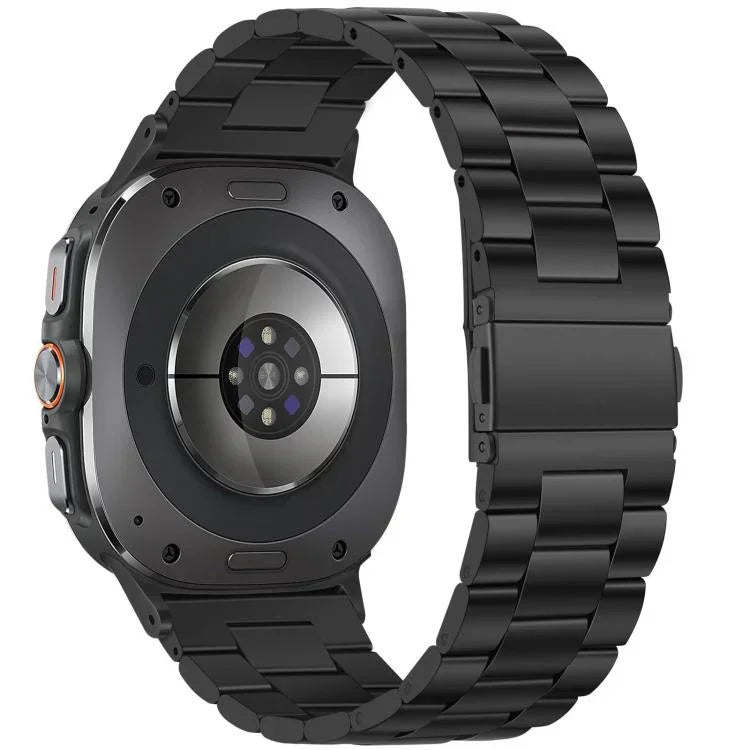 سوار ساعة معدني بثلاث خرزات xDfind، لساعات Samsung Galaxy Watch Ultra 47مم، لساعات Samsung Galaxy Watch 7 / FE / 6 / 5 / 4، لساعات Samsung Galaxy Fit3