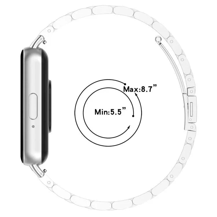سوار ساعة معدني بثلاث خرزات xDfind، لساعات Samsung Galaxy Watch Ultra 47مم، لساعات Samsung Galaxy Watch 7 / FE / 6 / 5 / 4، لساعات Samsung Galaxy Fit3