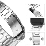 سوار ساعة معدني بثلاث خرزات xDfind، لساعات Samsung Galaxy Watch Ultra 47مم، لساعات Samsung Galaxy Watch 7 / FE / 6 / 5 / 4، لساعات Samsung Galaxy Fit3
