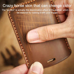 For Kia Carnival SX Hallmo E171 Crazy Horse Cowhide Car Key Protection Cover, For Kia Carnival SX