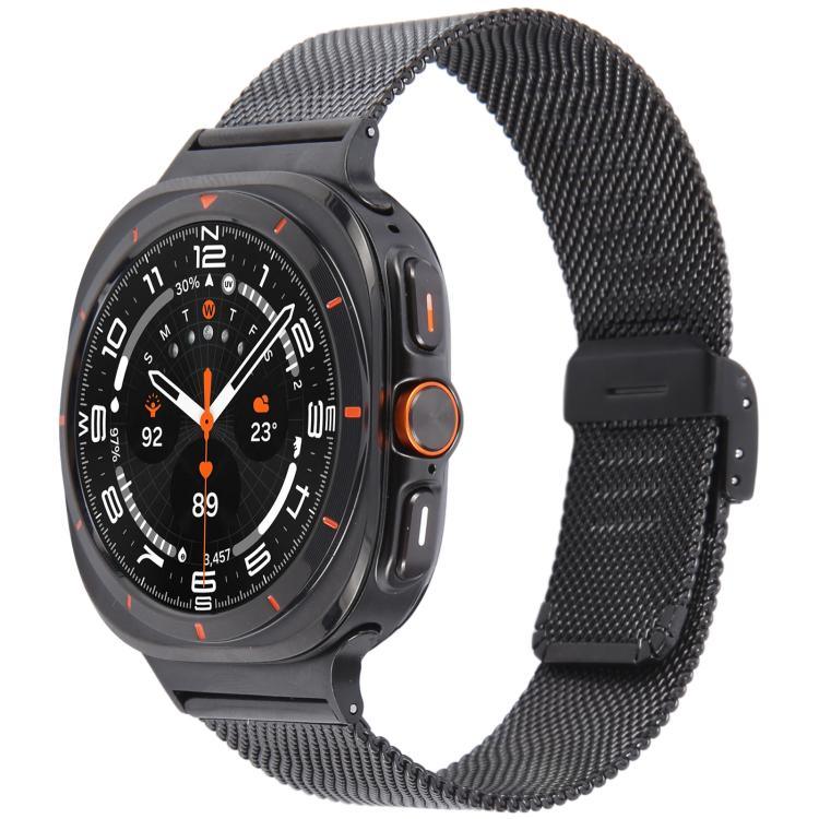 Milanese Integrated Buckle Metal Watch Band, For Samsung Galaxy Watch Ultra 47mm / Ultra 2025