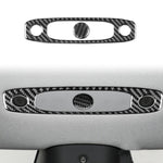 For Tesla Model 3 2023- 2pcs/Set Carbon Fiber Car Reading Light Panel Decorative Sticker, For Tesla Model 3 2023- Car Reading Light Panel